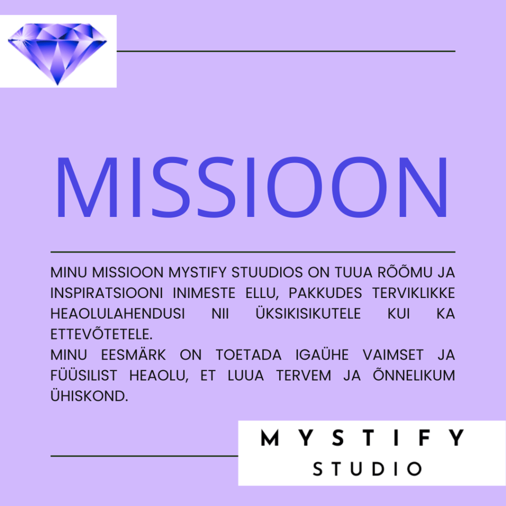 Mystify Studio logo Triinu Sirge tarot human design mar menor golf resort hispaania spain wellness mission missioon